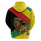 Ethiopia Lion of Judah Zip Hoodie Ethiopia Empire 1270-1974