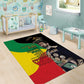 Jah Rastafari Area Rug Haile Selassie