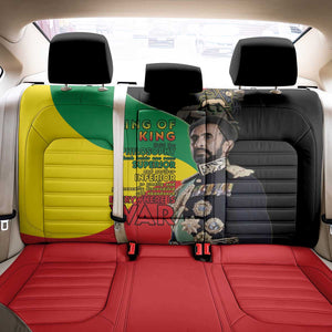Jah Rastafari Back Car Seat Cover Haile Selassie