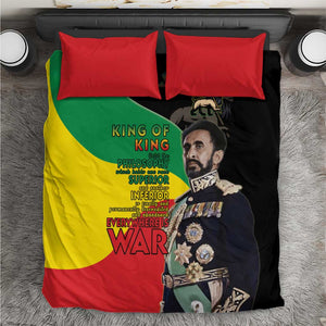 Jah Rastafari Bedding Set Haile Selassie