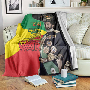 Jah Rastafari Blanket Haile Selassie