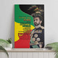 Jah Rastafari Canvas Wall Art Haile Selassie
