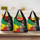Jah Rastafari Grocery Bag Haile Selassie