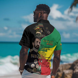 Jah Rastafari Hawaiian Shirt Haile Selassie