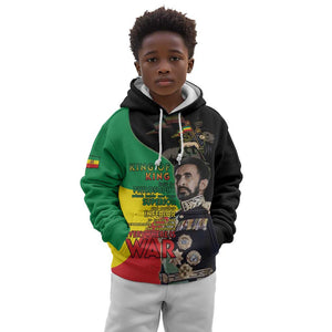 Jah Rastafari Kid Hoodie Haile Selassie