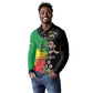 Jah Rastafari Long Sleeve Polo Shirt Haile Selassie