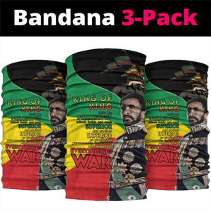 Jah Rastafari Neck Gaiter Haile Selassie LT15