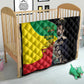 Jah Rastafari Quilt Haile Selassie