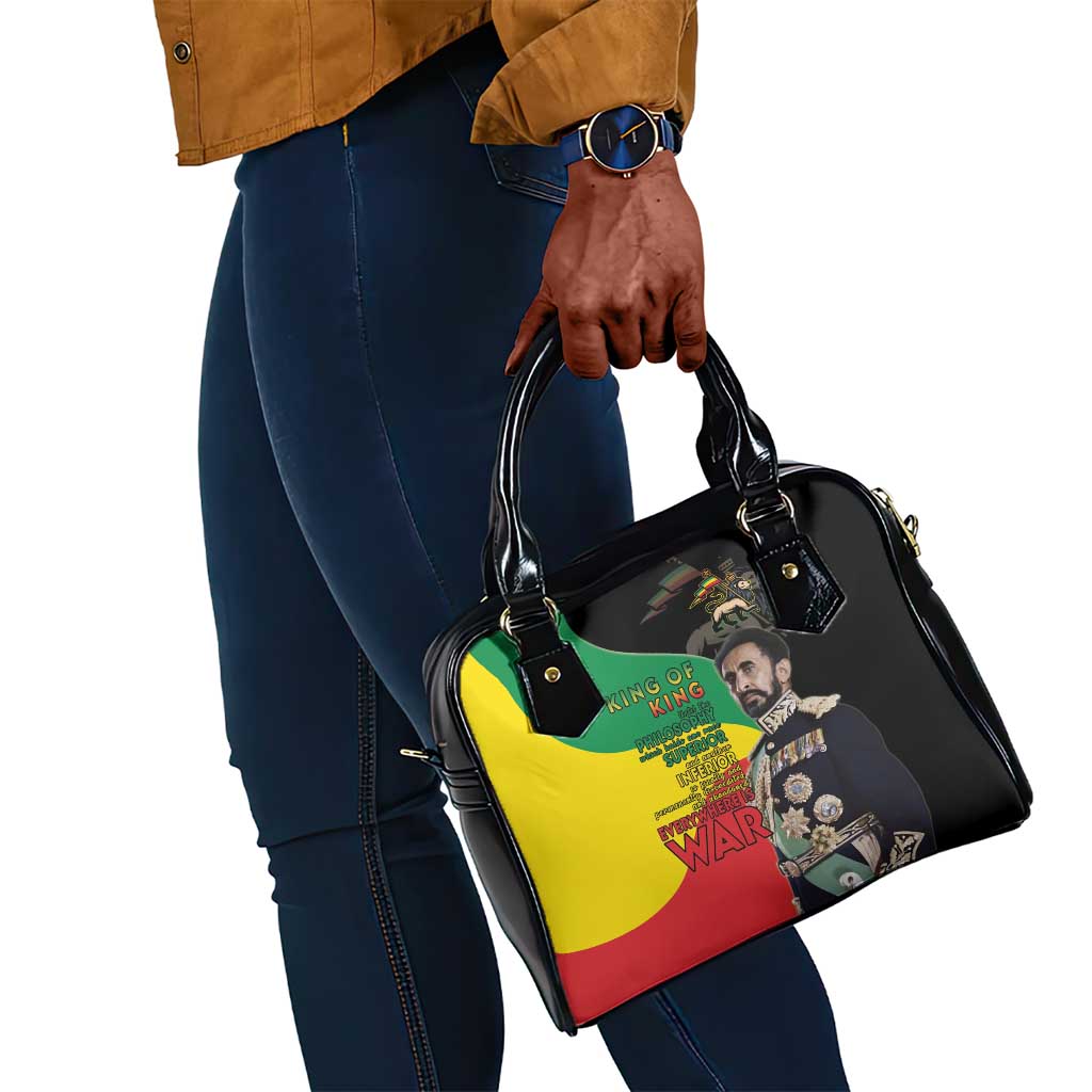 Jah Rastafari Shoulder Handbag Haile Selassie