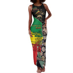Jah Rastafari Tank Maxi Dress Haile Selassie