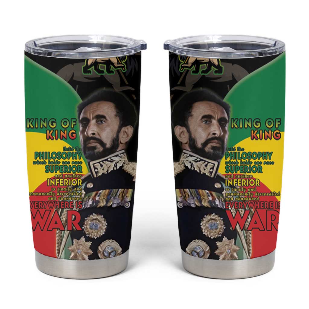 Jah Rastafari Tumbler Cup Haile Selassie
