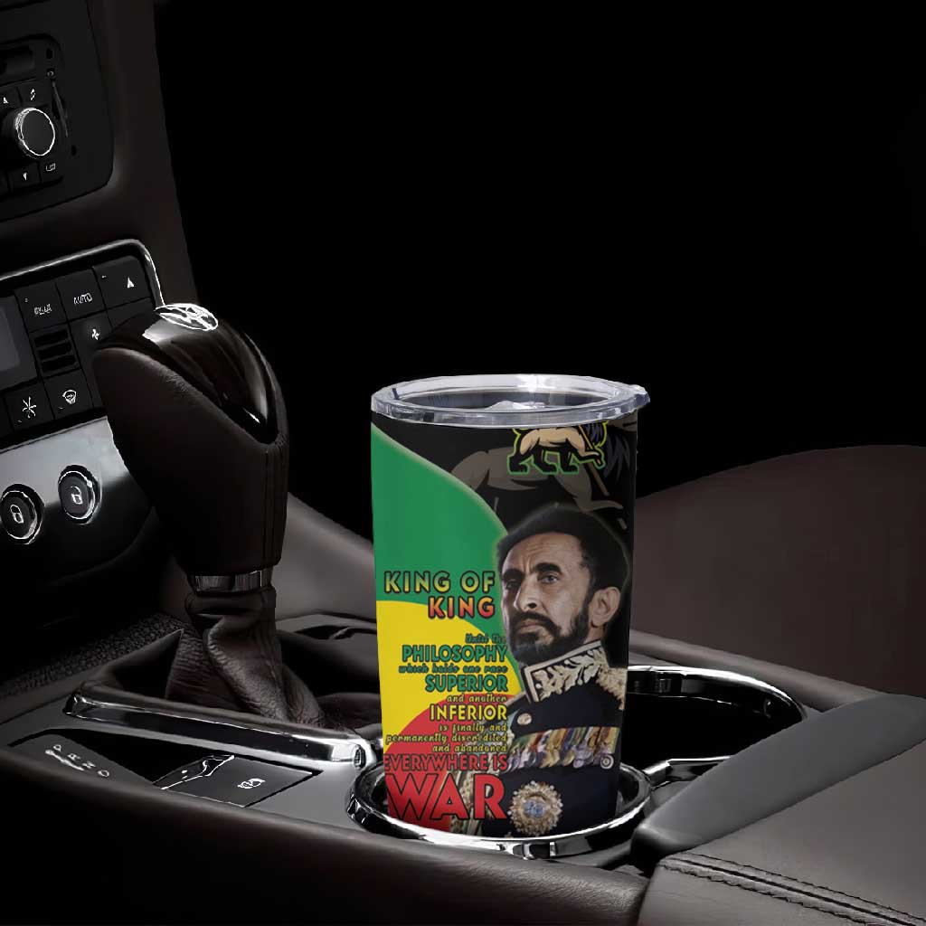 Jah Rastafari Tumbler Cup Haile Selassie