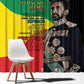 Jah Rastafari Window Curtain Haile Selassie