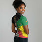 Jah Rastafari Women Polo Shirt Haile Selassie