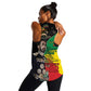 Jah Rastafari Women Racerback Tank Haile Selassie