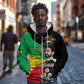 Jah Rastafari Zip Hoodie Haile Selassie