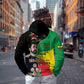 Jah Rastafari Zip Hoodie Haile Selassie