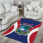 Personalised Afro Liberia Area Rug Coat Of Arms With Flag Map - African Pattern