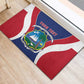 Personalised Afro Liberia Rubber Doormat Coat Of Arms With Flag Map - African Pattern