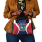Personalised Afro Liberia Shoulder Handbag Coat Of Arms With Flag Map - African Pattern