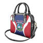 Personalised Afro Liberia Shoulder Handbag Coat Of Arms With Flag Map - African Pattern