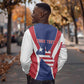Personalised Afro Liberia Sweatshirt Coat Of Arms With Flag Map - African Pattern