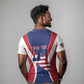 Personalised Afro Liberia T shirt Coat Of Arms With Flag Map - African Pattern