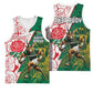 Personalized South Africa Combine England Rugby Basketball Jersey Springboks and Red Rose - African Pride