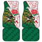 Personalized South Africa Combine England Rugby Car Mats Springboks and Red Rose