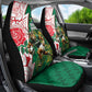 Personalized South Africa Combine England Rugby Car Seat Cover Springboks and Red Rose