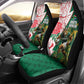 Personalized South Africa Combine England Rugby Car Seat Cover Springboks and Red Rose