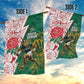 Personalized South Africa Combine England Rugby Garden Flag Springboks and Red Rose