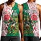 Personalized South Africa Combine England Rugby Men Tank Top Springboks and Red Rose