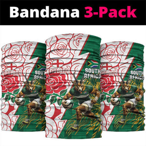 South Africa Combine England Rugby Neck Gaiter Springboks and Red Rose LT15