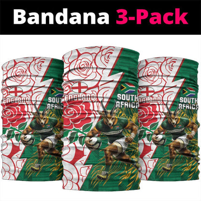 South Africa Combine England Rugby Neck Gaiter Springboks and Red Rose LT15