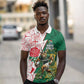 Personalized South Africa Combine England Rugby Polo Shirt Springboks and Red Rose