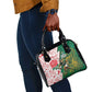 Personalized South Africa Combine England Rugby Shoulder Handbag Springboks and Red Rose