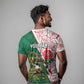 Personalized South Africa Combine England Rugby T shirt Springboks and Red Rose