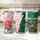 Personalized South Africa Combine England Rugby Tumbler Cup Springboks and Red Rose