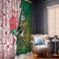 Personalized South Africa Combine England Rugby Window Curtain Springboks and Red Rose
