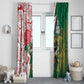 Personalized South Africa Combine England Rugby Window Curtain Springboks and Red Rose
