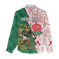 Personalized South Africa Combine England Rugby Women Casual Shirt Springboks and Red Rose