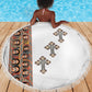 Ethiopia Angels Tilet With Cross Beach Blanket