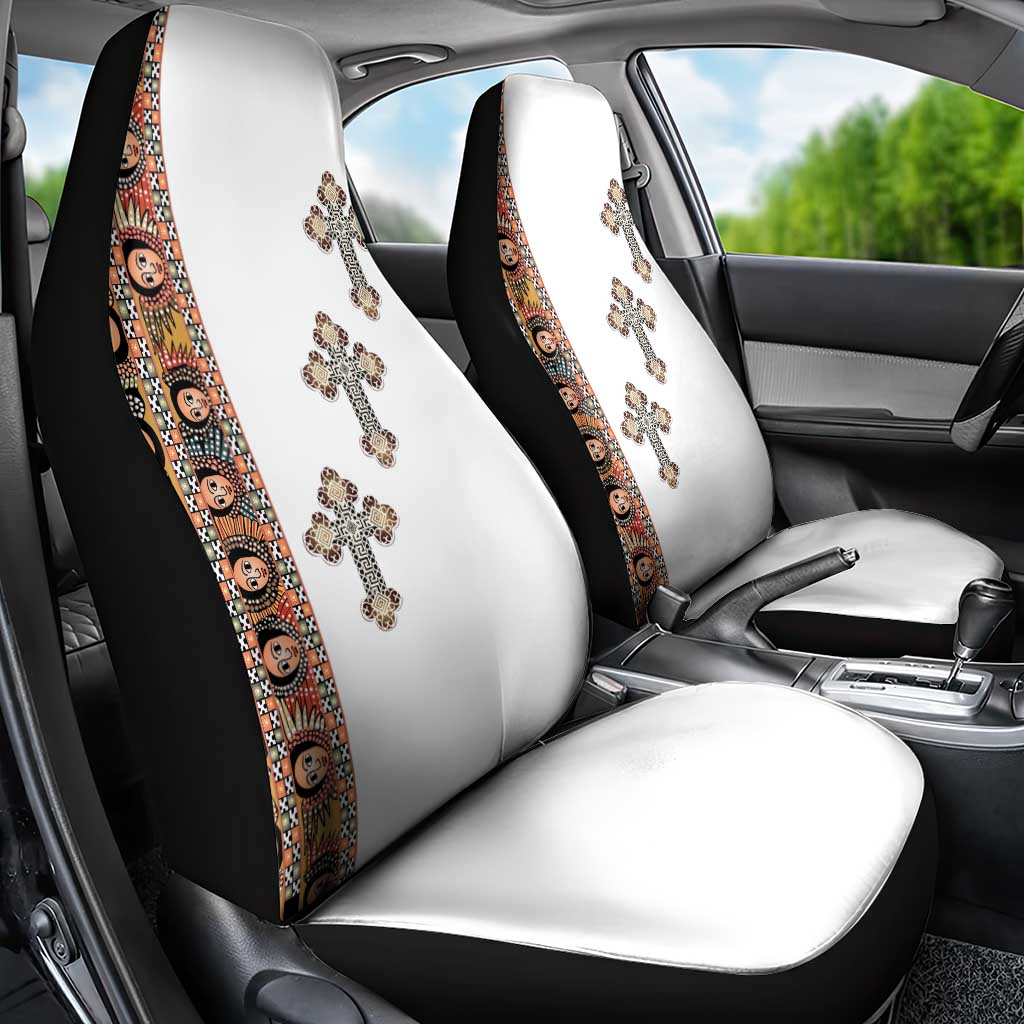 Ethiopia Angels Tilet With Cross Car Seat Cover