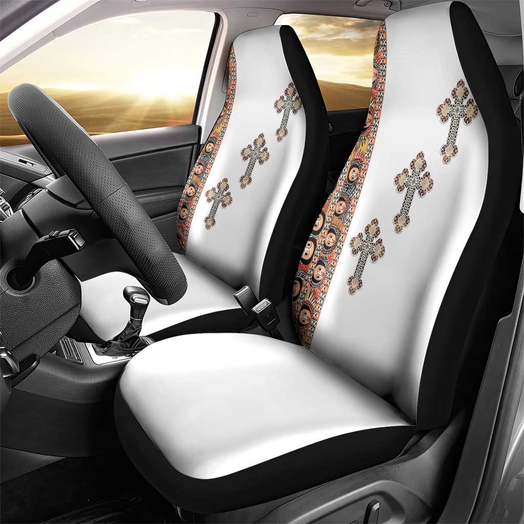 Ethiopia Angels Tilet With Cross Car Seat Cover