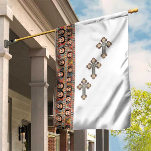 Ethiopia Angels Tilet With Cross Garden Flag