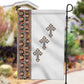 Ethiopia Angels Tilet With Cross Garden Flag