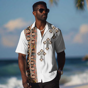 Ethiopia Angels Tilet With Cross Hawaiian Shirt