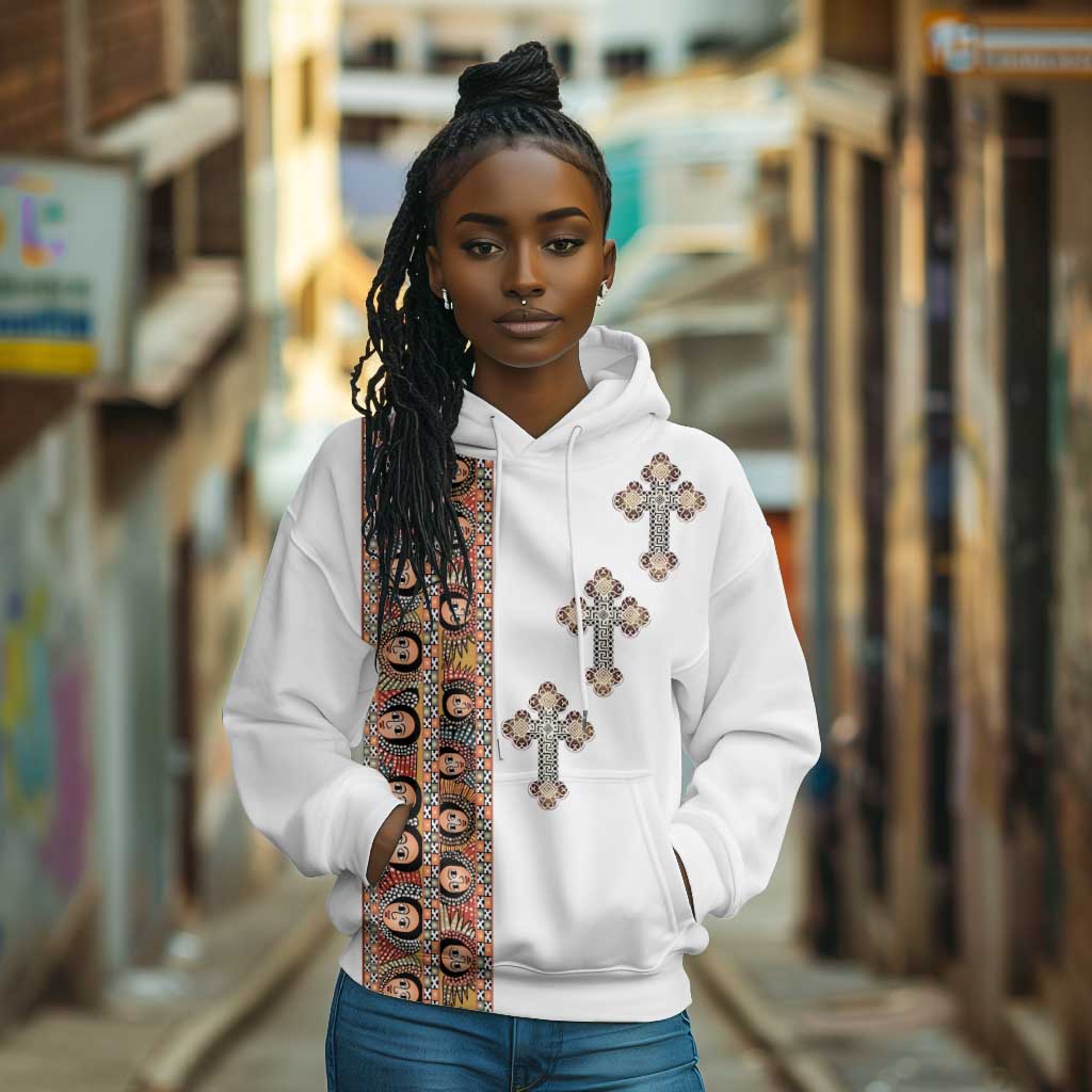 Ethiopia Angels Tilet With Cross Hoodie