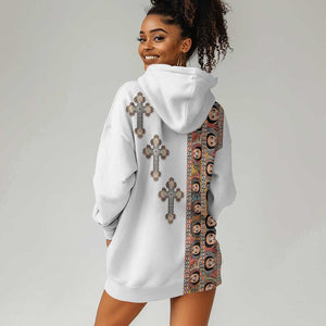 Ethiopia Angels Tilet With Cross Hoodie Dress
